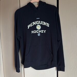 Reebok Black Penguins Hockey Shirt